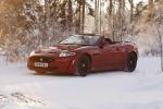 Jaguar XKR-S Convertible on Ice Drives in Finland 2012 года